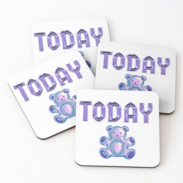 Item preview, Cute Pastel Teddy Bear |Today Aesthetic Bubble Art designed and sold by Rawafi Art Studio.