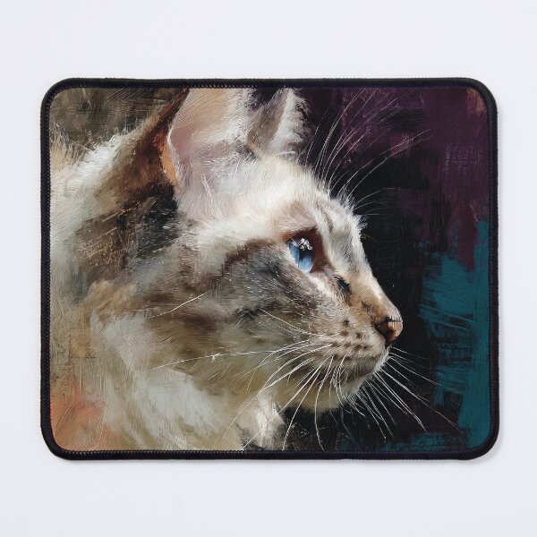 Item preview, Artistic Birman Cat Portrait Oil Painting Style designed and sold by Paolo-Bandal.