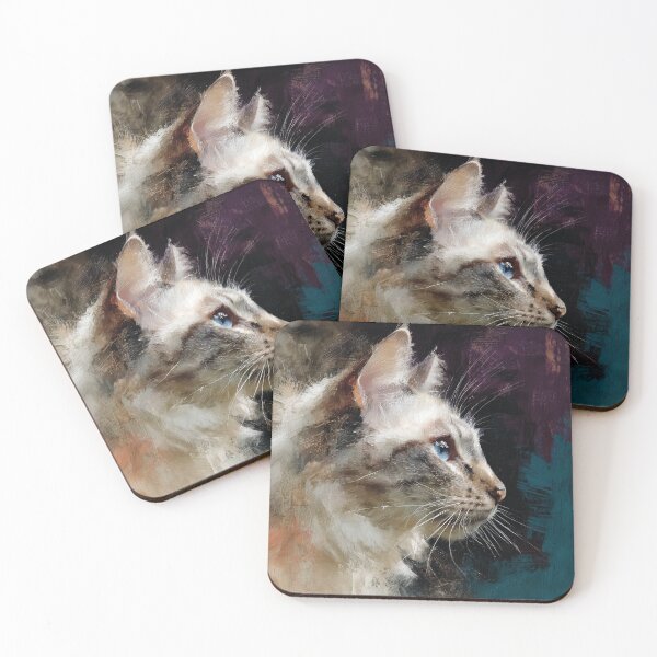 Item preview, Artistic Birman Cat Portrait Oil Painting Style designed and sold by Paolo-Bandal.