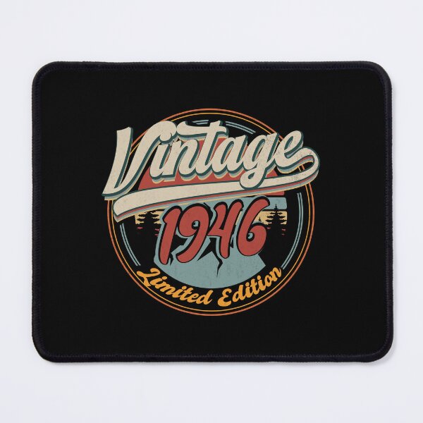 Item preview, Born in 1946 vintage 80th birthday retro gift designed and sold by FernaRoje.