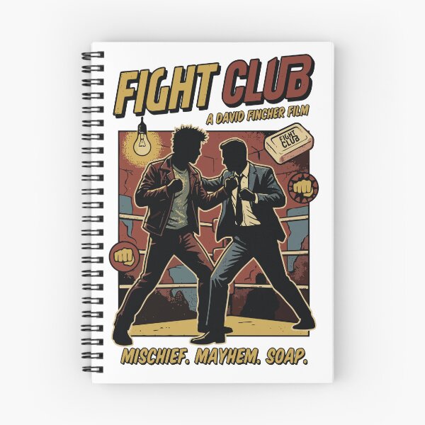 Item preview, Fight Club Retro 70s Poster David Fincher designed and sold by tigrootiger.