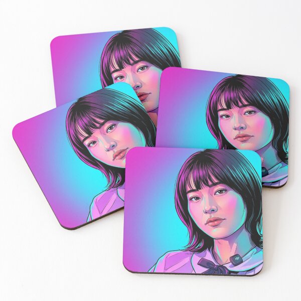 Item preview, Cool As Amy Neon Thai GL Series Lgbtq+ Love Sapphic Decor Poster Print Art Comic designed and sold by Mind Space.