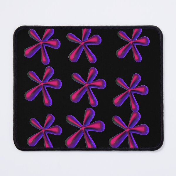 Item preview, Pink & Purple Liquid Chrome Stars Pattern designed and sold by Rawafi Art Studio.