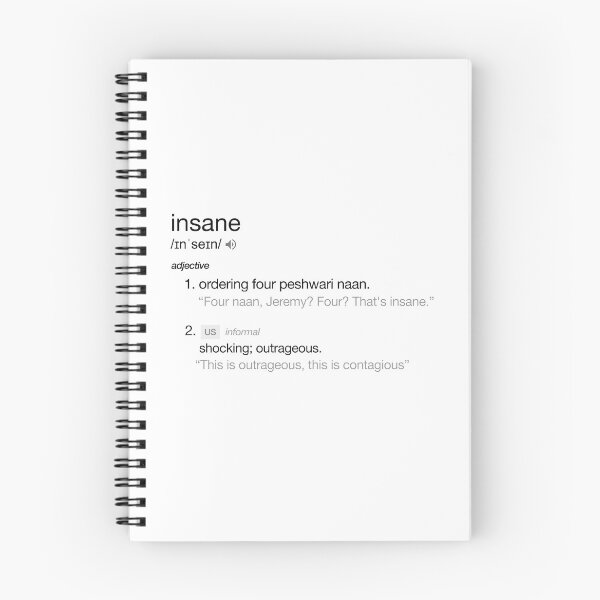 Artikelvorschau,  Jeremy? Vier? Das ist verrückt. "Insane Peep Show Dictionary Tribute entworfen und verkauft von AestheticNow.