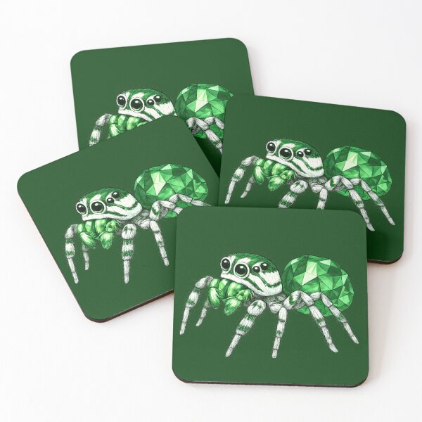Item preview, Green Jumping Spider designed and sold by Sapphire Spider Innovations.