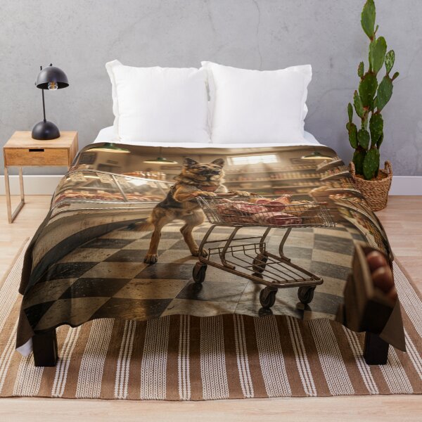 Item preview, German Shepherd Visits the Butchery designed and sold by Tridentulus.