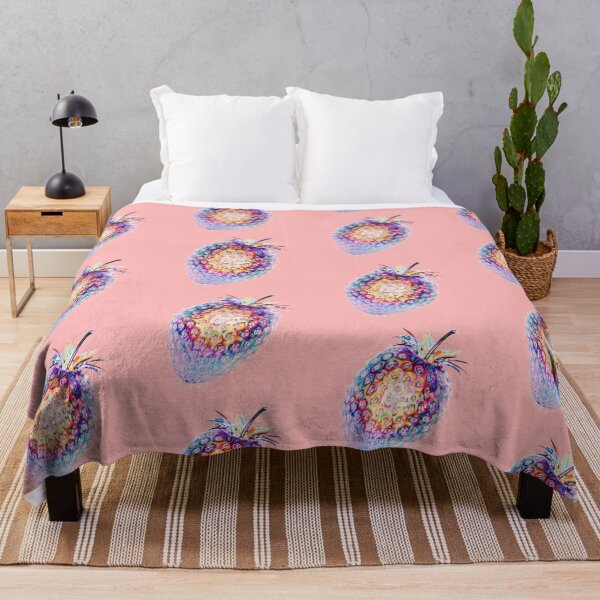 Item preview, Vibrant Psychedelic Strawberry Abstract Art Design designed and sold by Rawafi Art Studio.