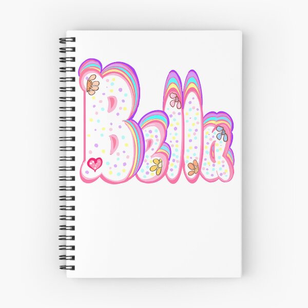 Item preview, Bella The Top 10 best personalized gifts Isabel Isabella Izabel bubble letters with floral pastel sprinkles personalised Graffiti name Bella designed and sold by Artonmytee.