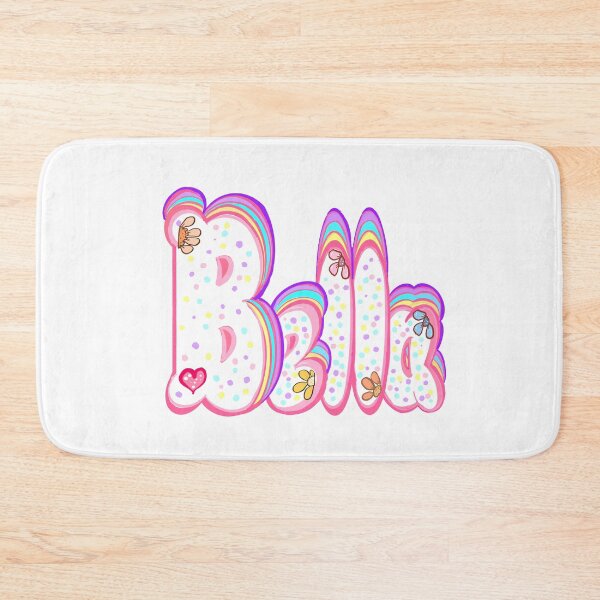 Item preview, Bella The Top 10 best personalized gifts Isabel Isabella Izabel bubble letters with floral pastel sprinkles personalised Graffiti name Bella designed and sold by Artonmytee.