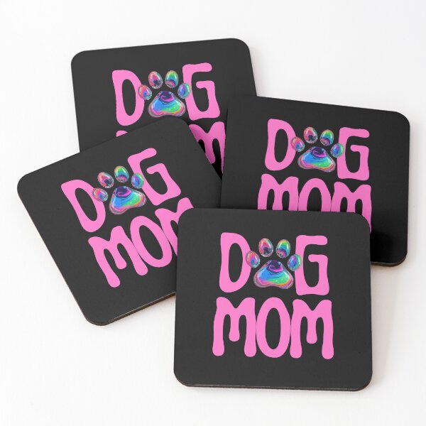 Item preview, DOG MOM PSYCHEDELIC PAW PRINT designed and sold by threadsjam.