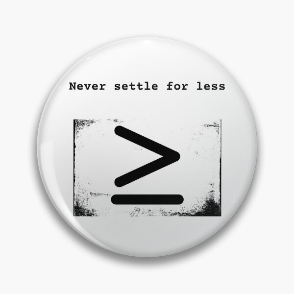 Item preview, Never settle for less designed and sold by Tees & Merch.