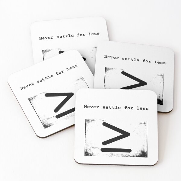 Item preview, Never settle for less designed and sold by Tees & Merch.