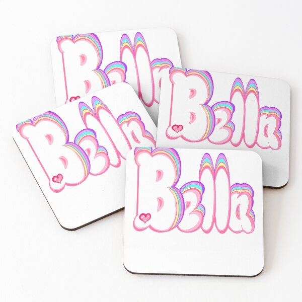 Item preview, Bella The Top 10 best personalized gifts Isabel Isabella Izabel bubble letters with floral pastel colors personalised Graffiti name Bella designed and sold by Artonmytee.