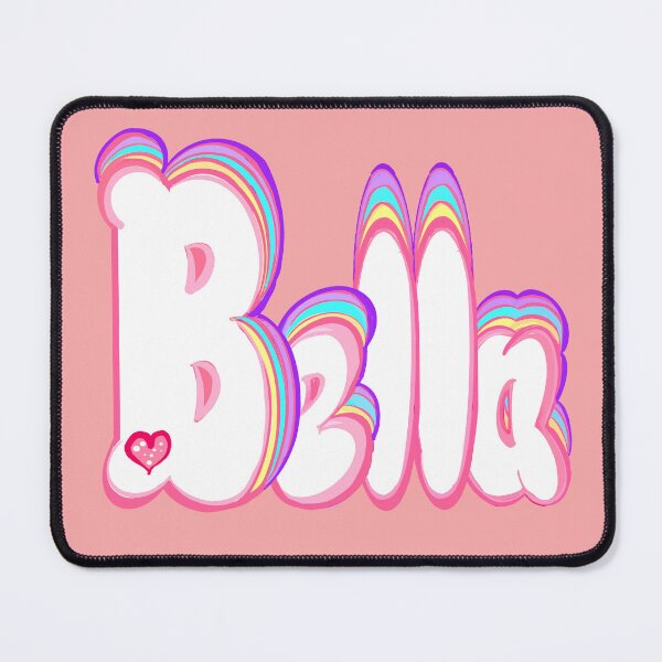 Item preview, Bella The Top 10 best personalized gifts Isabel Isabella Izabel bubble letters with floral pastel colors personalised Graffiti name Bella designed and sold by Artonmytee.