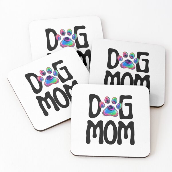 Item preview, DOG MOM PSYCHEDELIC PAW PRINT designed and sold by threadsjam.