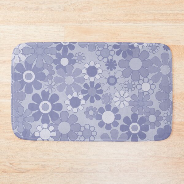Item preview, 70s Floral Pattern in Blue Lavender designed and sold by kierkegaard.