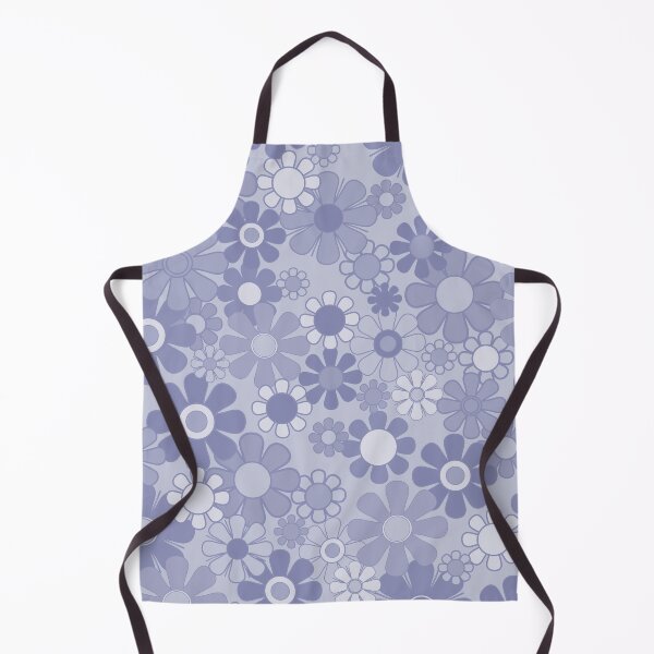 Item preview, 70s Floral Pattern in Blue Lavender designed and sold by kierkegaard.