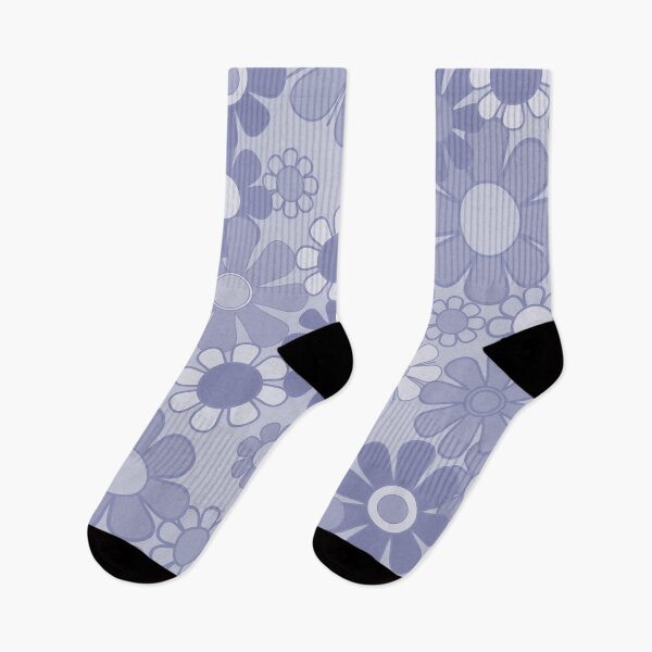 Item preview, 70s Floral Pattern in Blue Lavender designed and sold by kierkegaard.