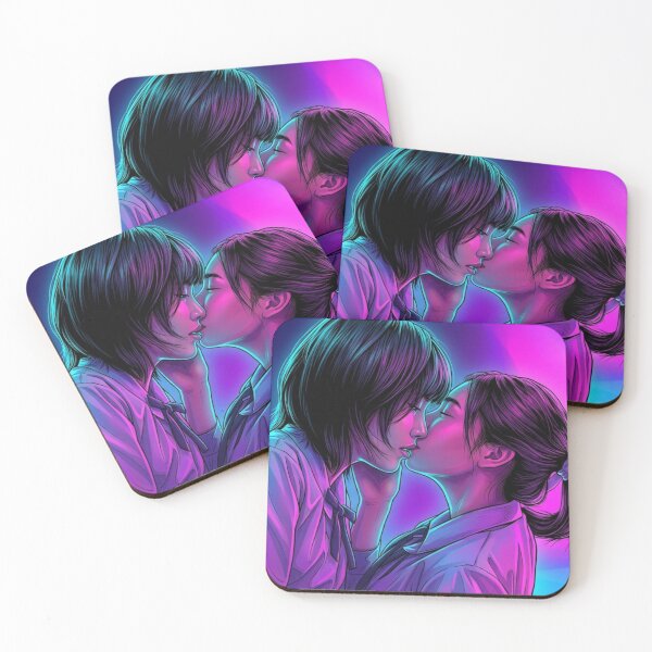 Item preview, Shades Of Seduction Amy & Sophie Thai GL Series Lgbtq+ Love Sapphic Decor Poster Print Art Comic designed and sold by Mind Space.