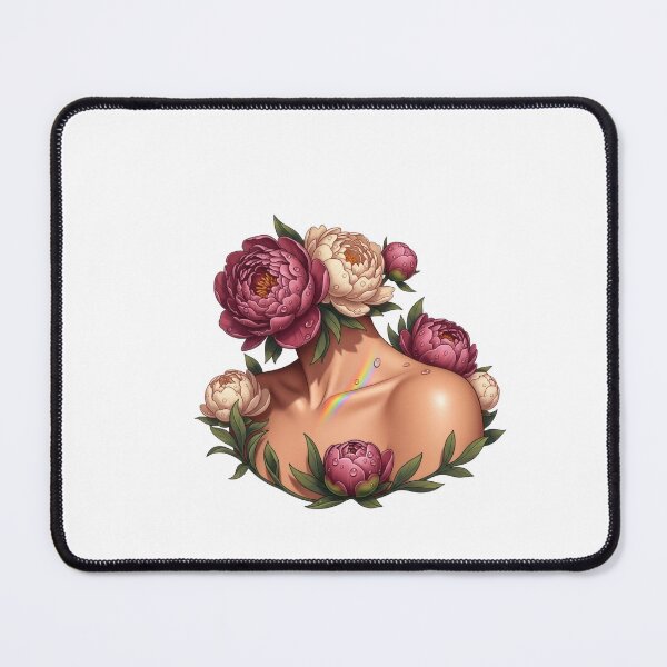 Item preview, Floral Rainbow Shoulder Illustration designed and sold by AbanoubStore.