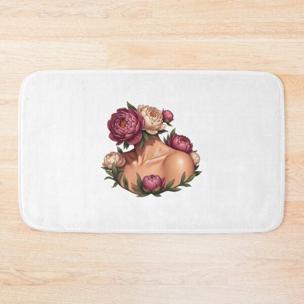 Item preview, Floral Rainbow Shoulder Illustration designed and sold by AbanoubStore.