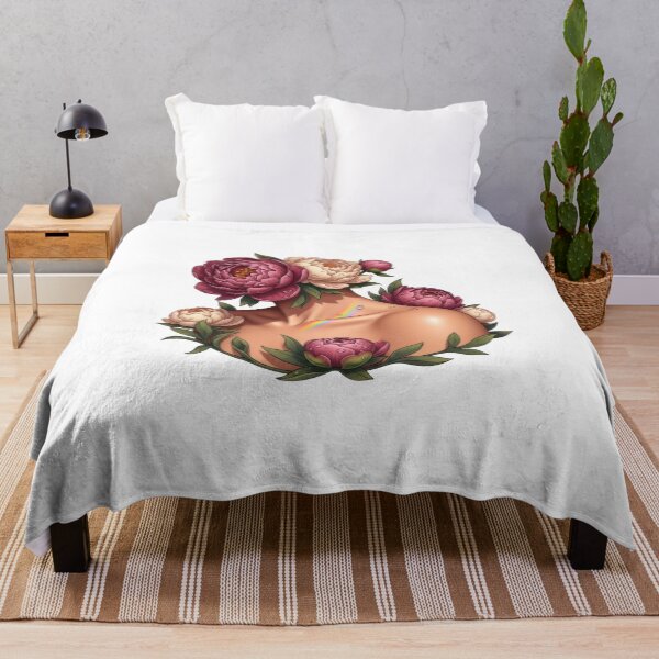 Item preview, Floral Rainbow Shoulder Illustration designed and sold by AbanoubStore.