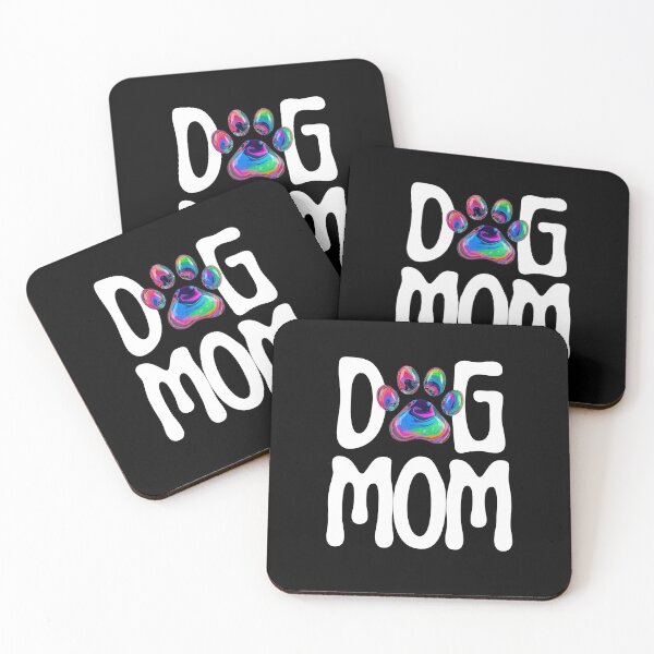 Item preview, DOG MOM PSYCHEDELIC PAW PRINT designed and sold by threadsjam.