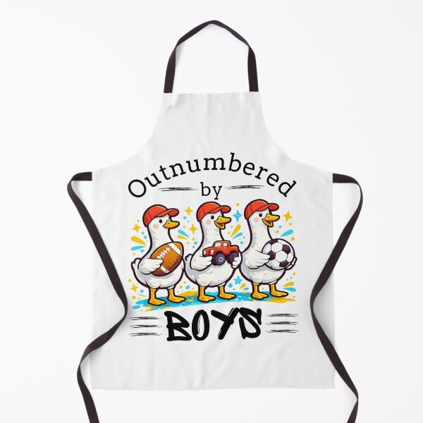 Item preview, Outnumbered By Boys Funny Boy Mom Retro Motherhood Quote T-Shirt designed and sold by Teetreasure2.