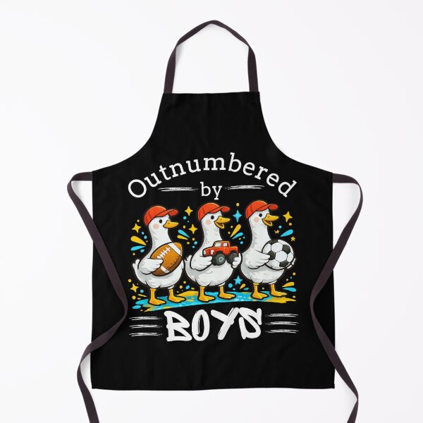 Item preview, Outnumbered By Boys Funny Boy Mom Retro Motherhood Quote T-Shirt designed and sold by Teetreasure2.