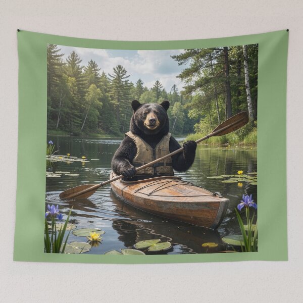Item preview, Black Bear Kayaks in the Land of 10,000 Lakes designed and sold by Tridentulus.