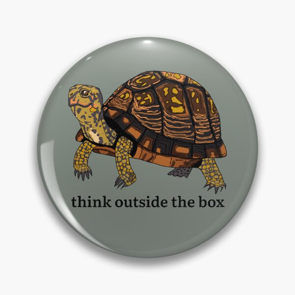 Item preview, Think Outside the Box Eastern Box Turtle designed and sold by E-B-Designs.