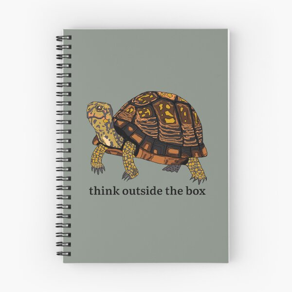 Item preview, Think Outside the Box Eastern Box Turtle designed and sold by E-B-Designs.