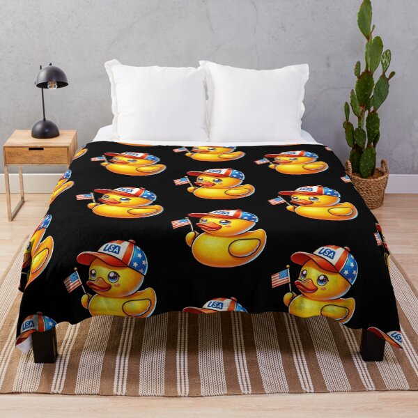 Item preview, Funny Yellow Duck USA Flag 4th July America Boys Girls Kids designed and sold by rafaeltto.