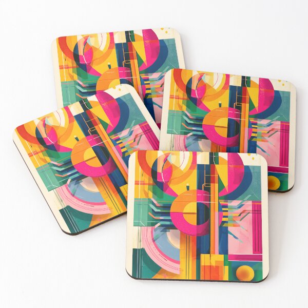 Item preview, Cancer Zodiac Energy in Bold Geometric Harmony and Vibrant Celestial Expression designed and sold by OlfactoART Studio.