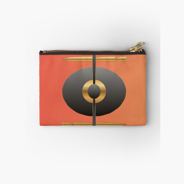 Item preview, Sunset Coordinates – Modern Geometric Abstract Art in Coral Black and Gold designed and sold by Dee Tirang.