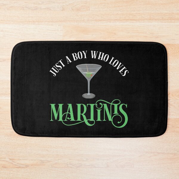 Item preview, Just A Boy Who Loves Martinis designed and sold by Cat Lady Designs.