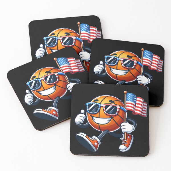 Item preview, Funny Basketball USA Flag 4th July America Boys Girls Kids designed and sold by rafaeltto.