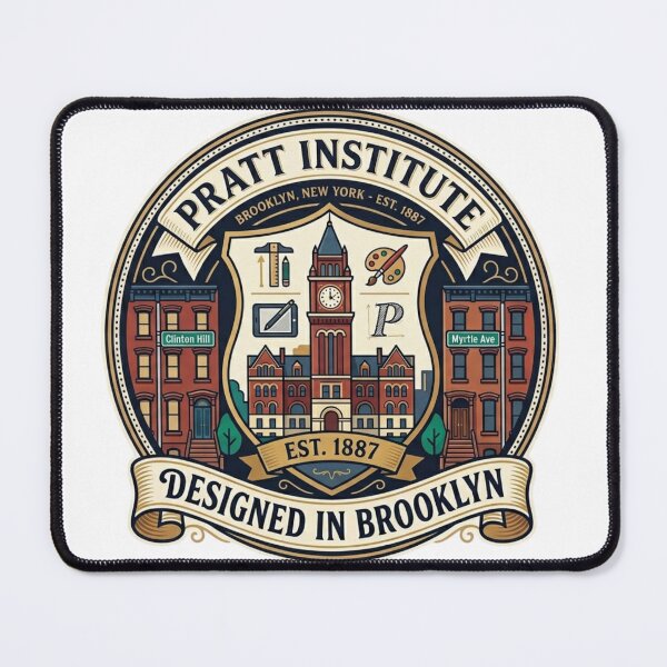 Item preview, Pratt Institute Brooklyn NY Vintage Crest Design - designed and sold by Wear Sculpt.