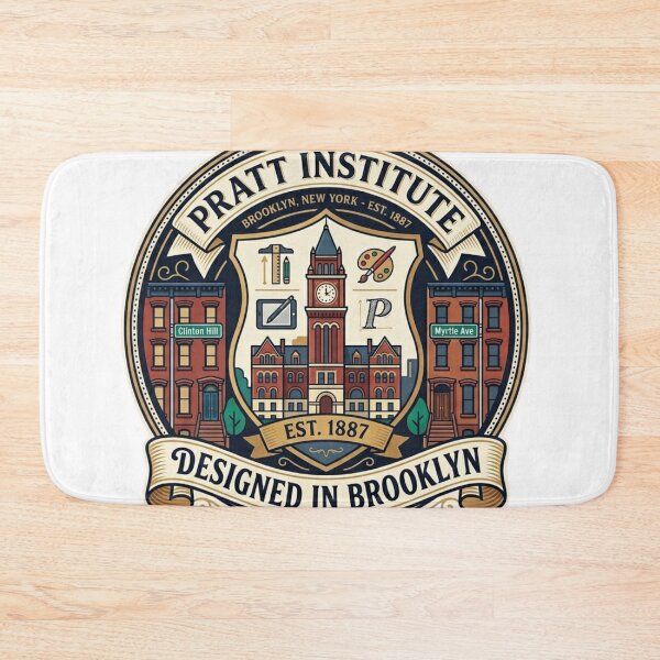 Item preview, Pratt Institute Brooklyn NY Vintage Crest Design - designed and sold by Wear Sculpt.