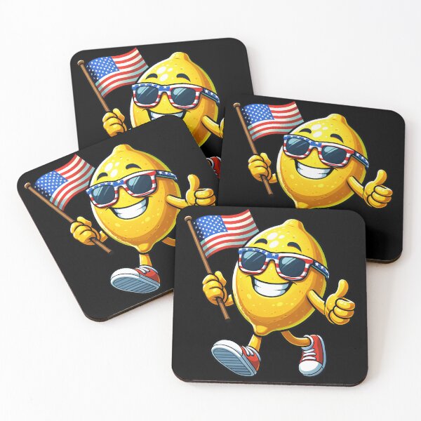 Item preview, Funny Lemon USA Flag 4th July America Boys Girls Kids designed and sold by rafaeltto.