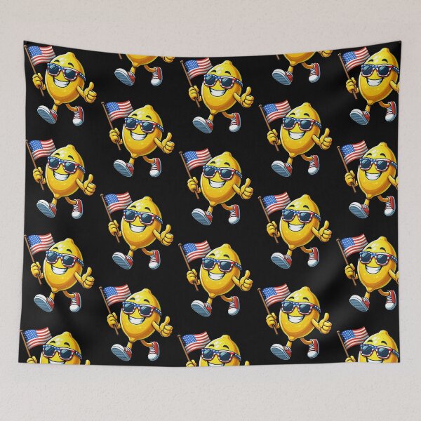 Item preview, Funny Lemon USA Flag 4th July America Boys Girls Kids designed and sold by rafaeltto.