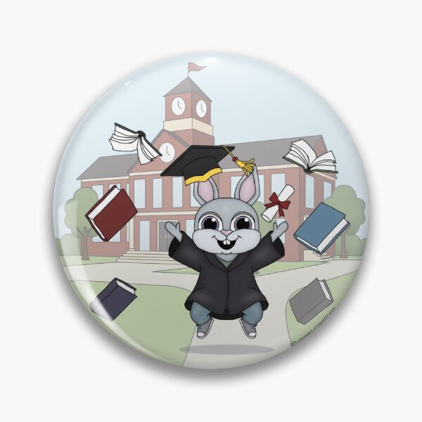 Item preview, Cute Bunny Graduation Gifts for Kids | Hopping with excitement School Celebration Design designed and sold by AbejaCreations.