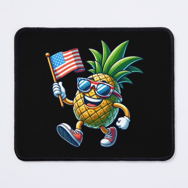 Item preview, Funny Pineapple USA Flag 4th July America Boys Girls Kids designed and sold by rafaeltto.