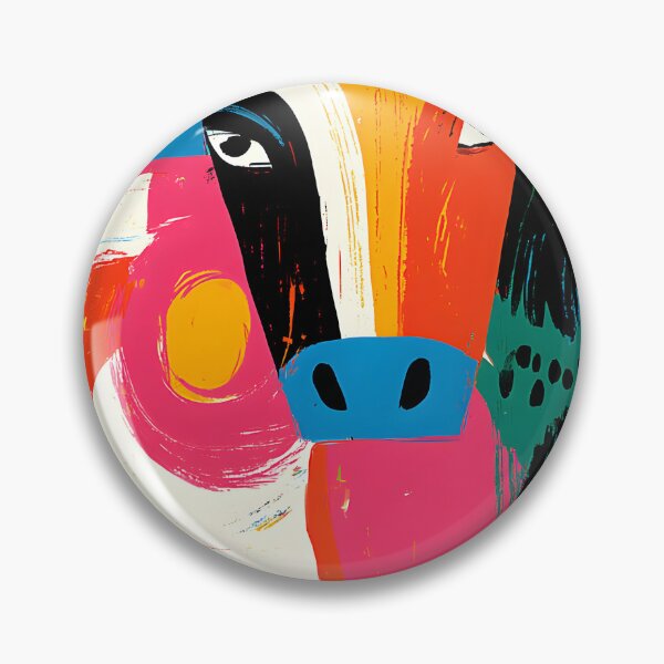 Item preview, Taurus Cosmic Strength Abstract Zodiac Bull Symbol Vibrant Astrology Art with Celestial Stars designed and sold by OlfactoART Studio.