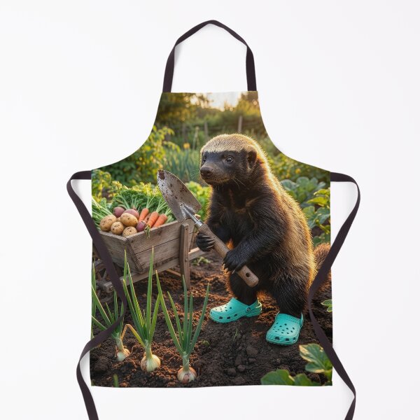 Item preview, Honey Badger Takes Up Gardening designed and sold by Tridentulus.
