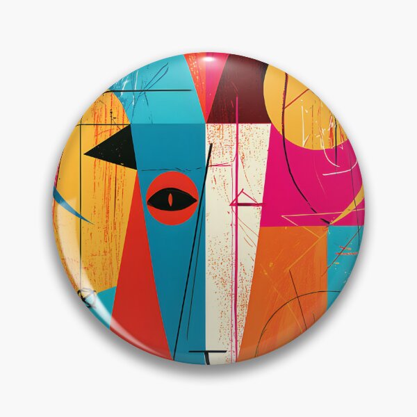 Item preview, Aries Fire Energy Abstract Zodiac Ram Symbol Bold Geometric Horoscope Art with Dynamic Cosmic Motion designed and sold by OlfactoART Studio.