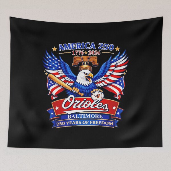 Item preview, America 250 Orioles Baltimore 250 Years Of Freedom designed and sold by cozygamerstore.