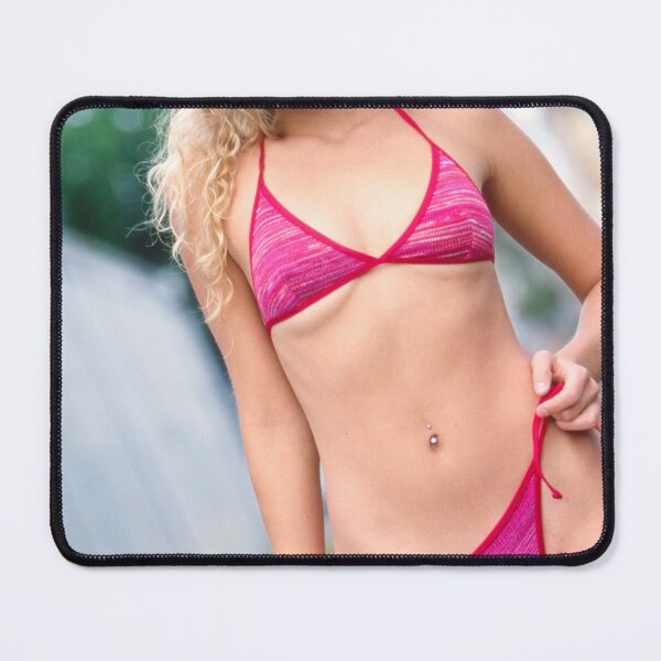 Item preview, Woman in Red Bikini Outdoors designed and sold by jklune.
