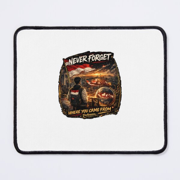 Item preview, Never Forget Where You Came From – Indonesian Diaspora Streetwear Sticker designed and sold by Wander Pop Studio.