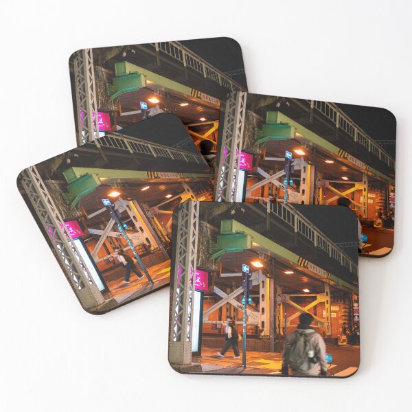Item preview, Colorful Yurakucho Yokocho by night, Tokyo Japan designed and sold by sinseeho.